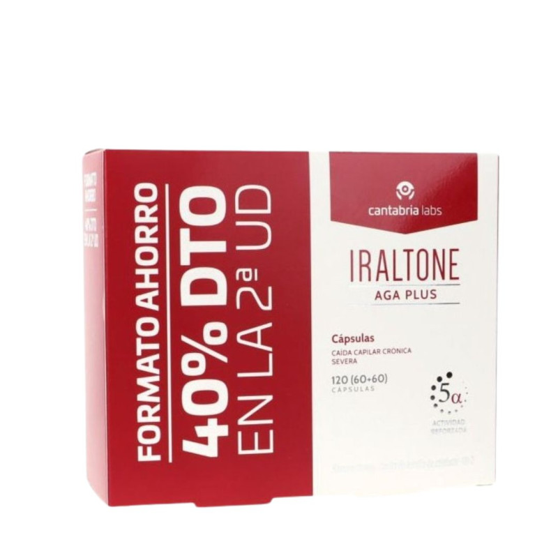 IRALTONE DUPLO AGA PLUS 60+60 CAP