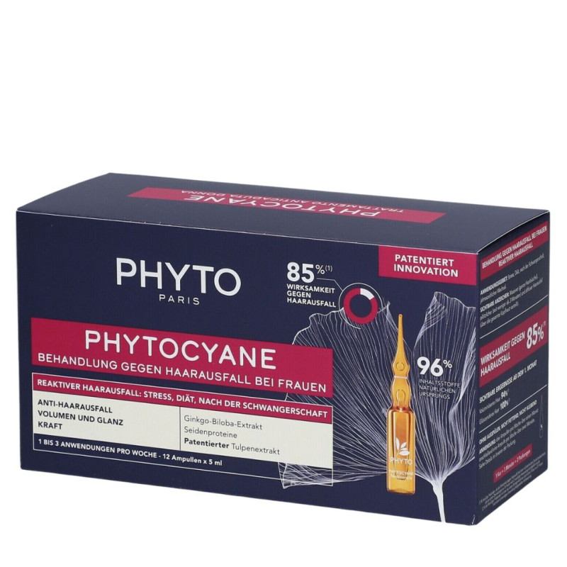PHYTO PHYTOCYANE MUJER CAIDA REACCIONAL 12 X 3,5ML