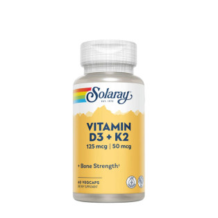 SOLARAY VITAMIN D3+K2 60 CAPSULAS