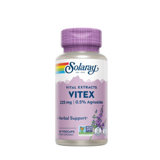 SOLARAY VITEX EXTRACTO E BAYAS 60 CAPSULAS
