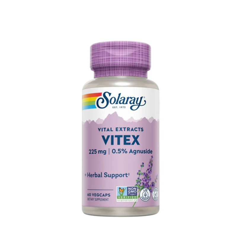 SOLARAY VITEX EXTRACTO E BAYAS 60 CAPSULAS