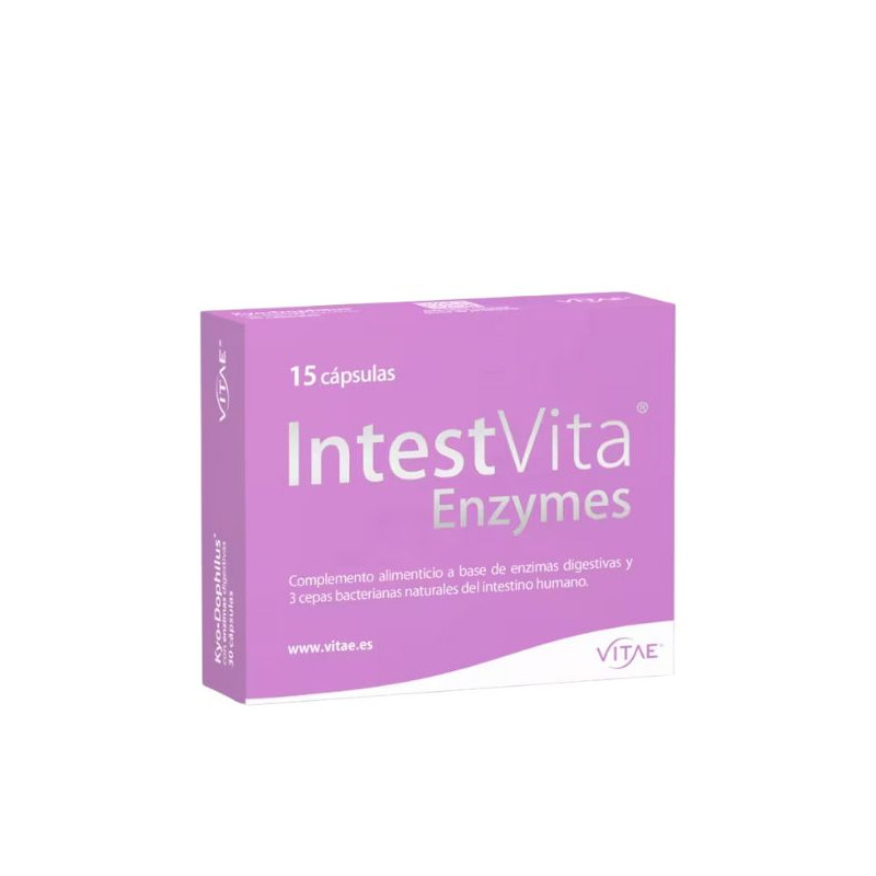 VITAE INTESTVITA ENZYMES 15 CAPSULAS