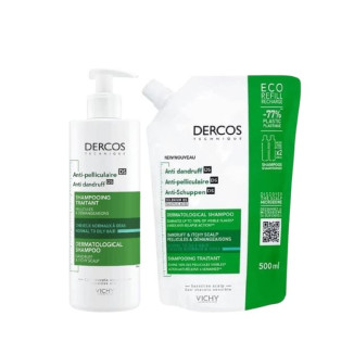 VICHY DERCOS ANTICASPA NORMAL A GRASO + REFILL