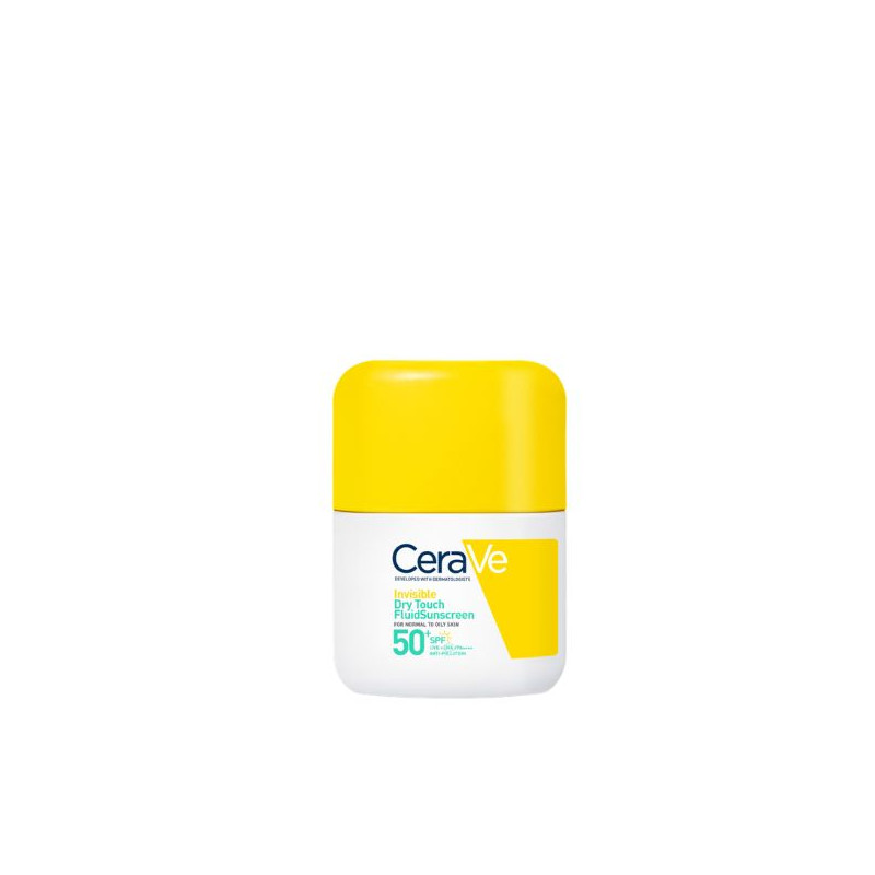 CERAVE FLUIDO FACIAL PROTECTOR INVISIBLE OIL CONTROL SPF 50+ 50 ML