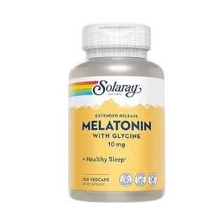 SOLARAY MELATONIN WITH GLYCINE 100 CAPSULAS