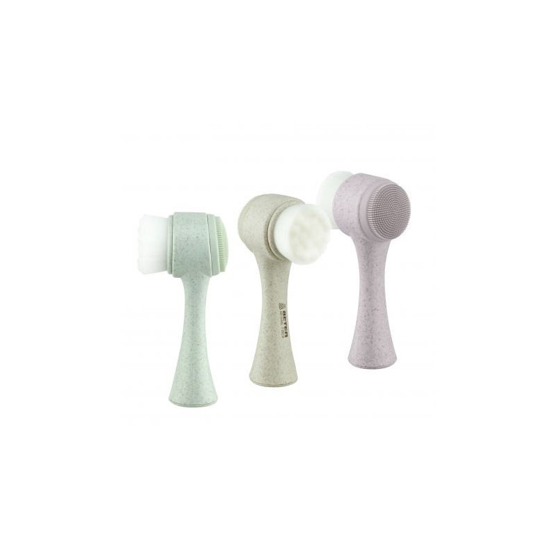 BETER NATURAL FIBER CEPILLO DE MASAJE FACIAL 2 EN 1 NATURAL FIBER