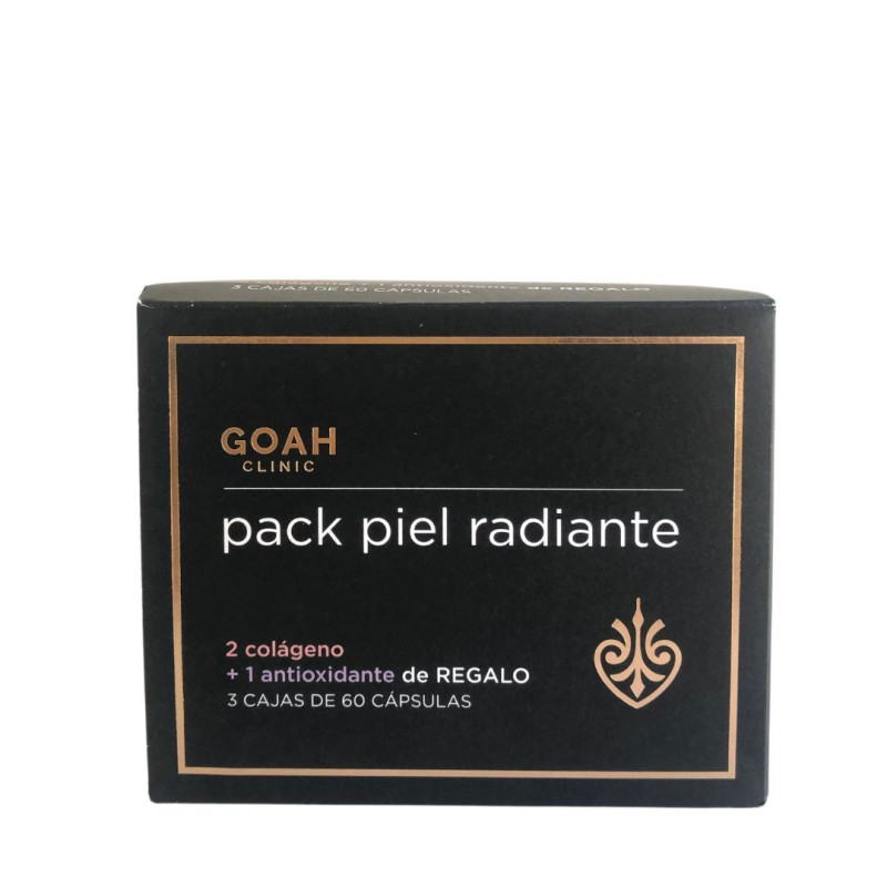Pack Goah Clinic 2 Colágeno Marino + 1 Antioxidante 60 Cápsulas