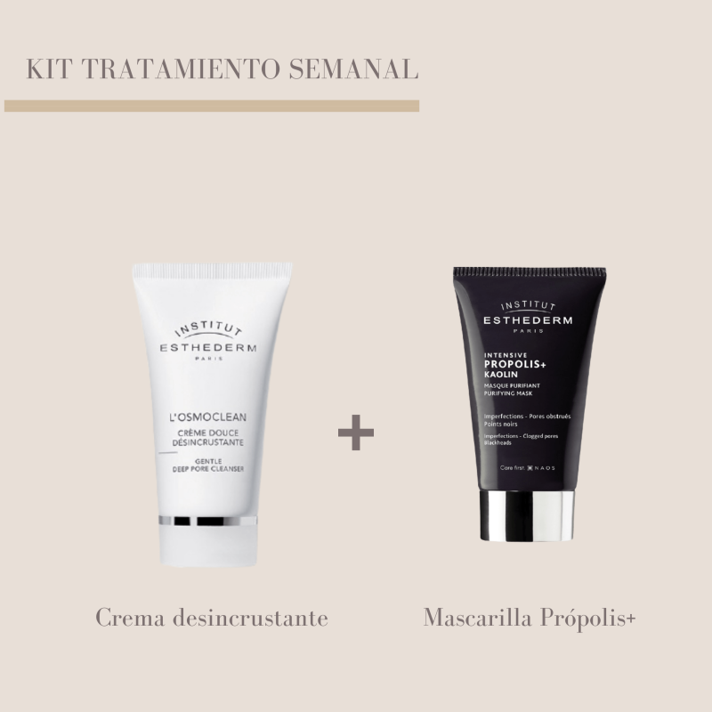 KIT tratamiento semanal «Poros limpios»