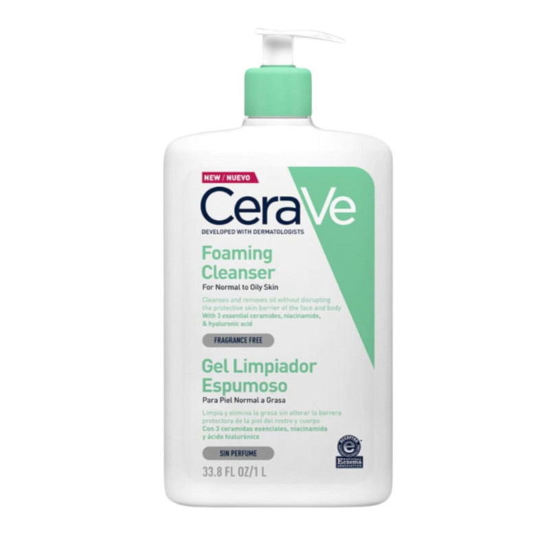 Cerave Gel Limpiador Espumoso 1L