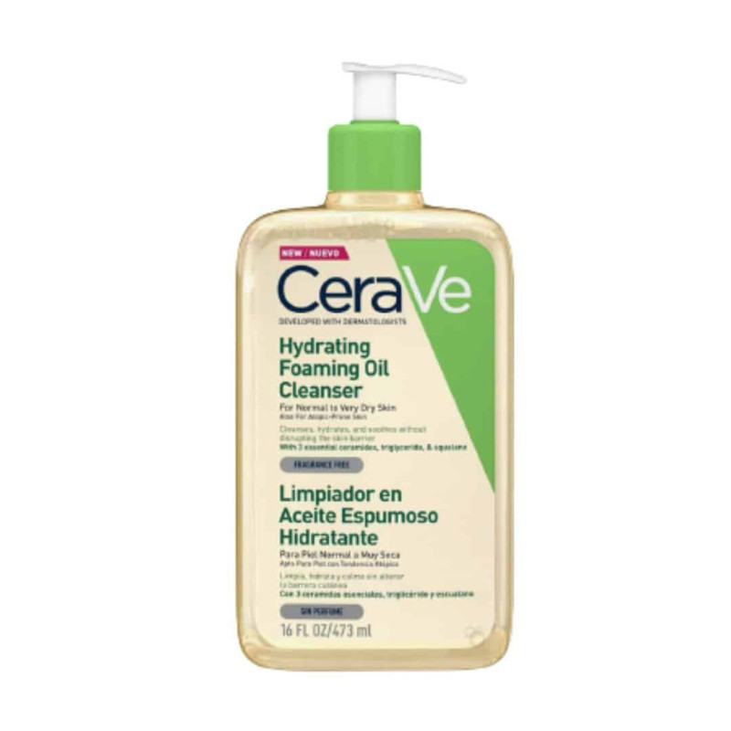 Cerave Hydrating Foaming Oil Cleanser 473ml