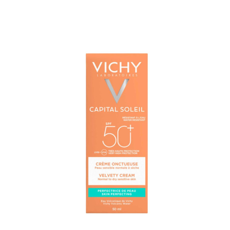 VICHY CAPITAL SOLEIL CREMA PROTECTOR TOQUE SECO ANTIBRILLOS SPF50+ 50ML