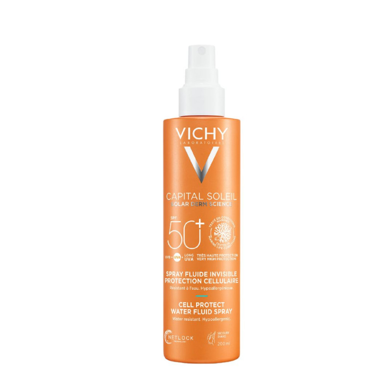 VICHY CAPITAL SOLEIL SPRAY FLUIDO INVISIBLE CELL PROTECT SPF 50  200 ML