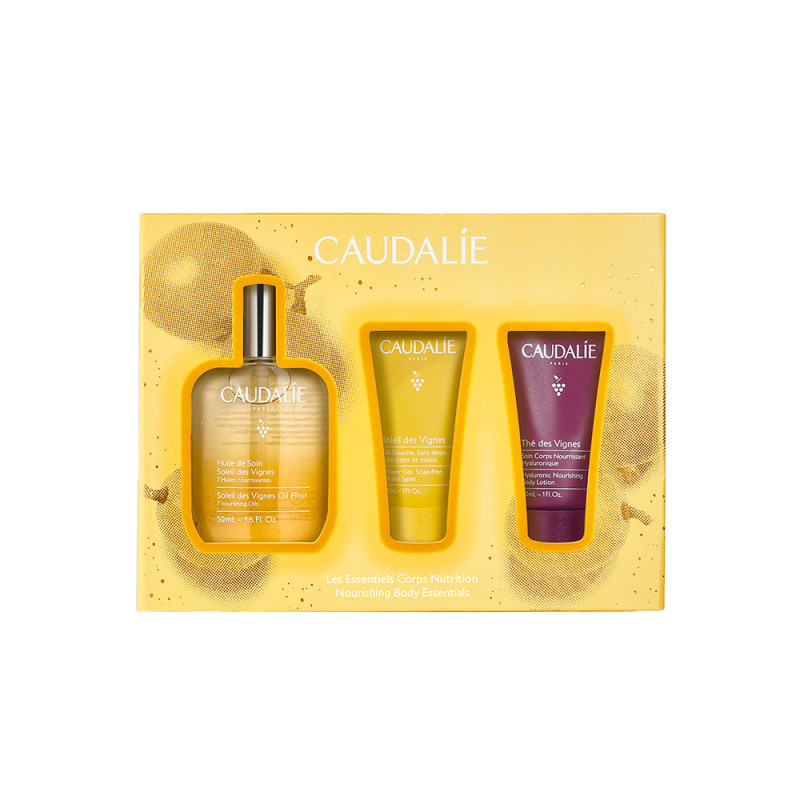 CAUDALIE COFRE LES ESSENIELS CORPS (ACEITE 50M+ BODY BUTTER)