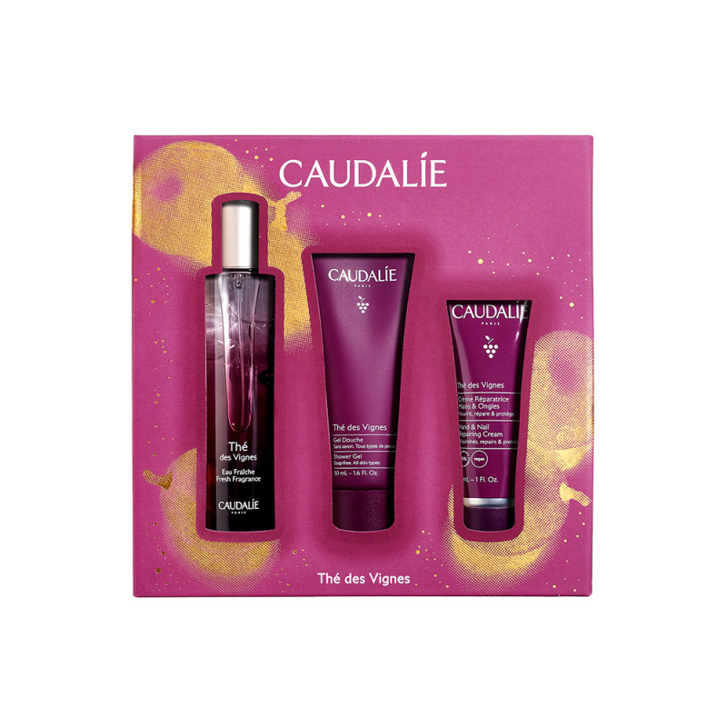 CAUDALIE COFRE THE DES VIGNES OBSESSION PARFUM+GEL+ NAILS CR