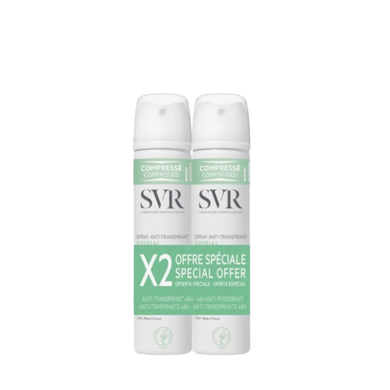 SVR SPIRIAL DUPLO SPRAY ANTI-TRANSPIRANTE 75ML