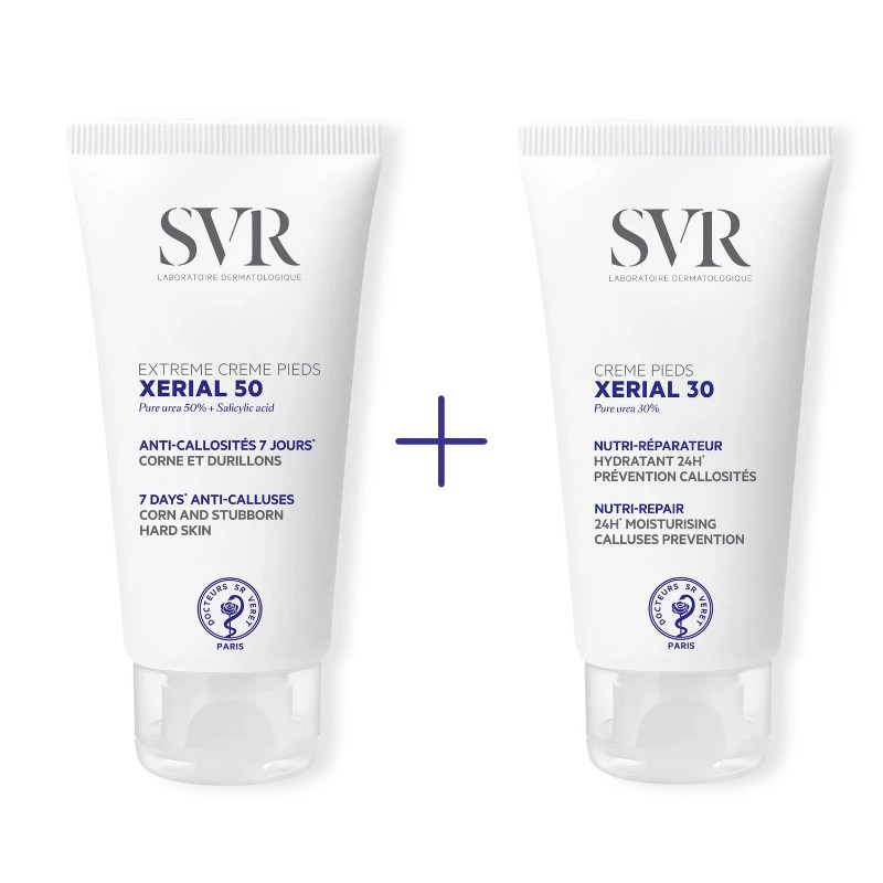 SVR XERIAL 50 + 30 CREMA DE PIES PACK