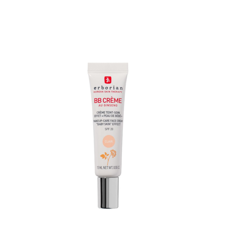 ERBORIAN BB CREME AU GINSENG SPF30 CLAIR PIEL DE BEBE 15ML