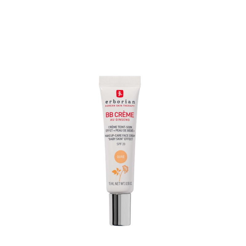 ERBORIAN BB CREME AU GINSENG SPF20 DORÉ PIEL DE BEBE 15ML